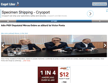 Tablet Screenshot of cugetliber.ro